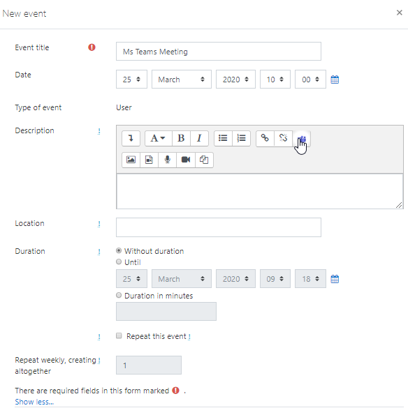 Distance Learning Microsoft Teams Meetings From Within Moodle Enovation